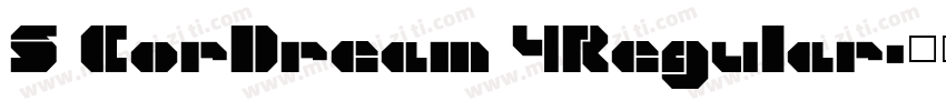 S CorDream 4Regular字体转换